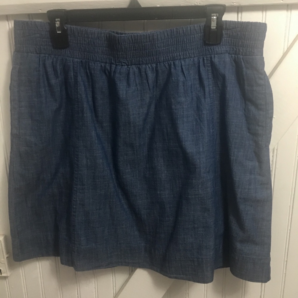 Chambray skirt
